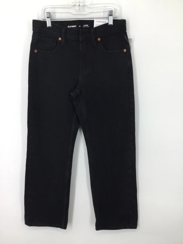 Old Navy Child Size 10 Black Solid Jeans - boys