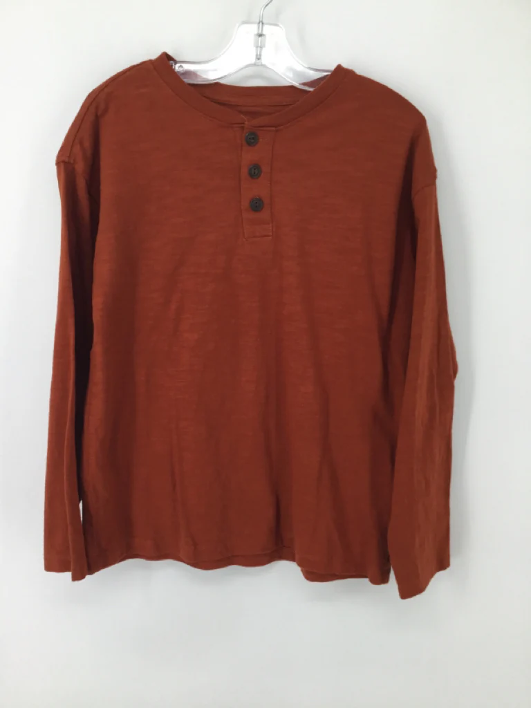 Old Navy Child Size 10 Orange Solid Shirt - boys
