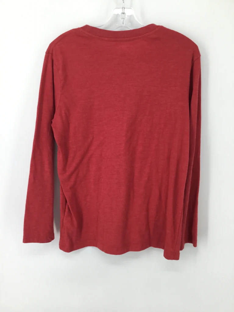 Old Navy Child Size 10 Red Solid T-shirt - boys - Image 2