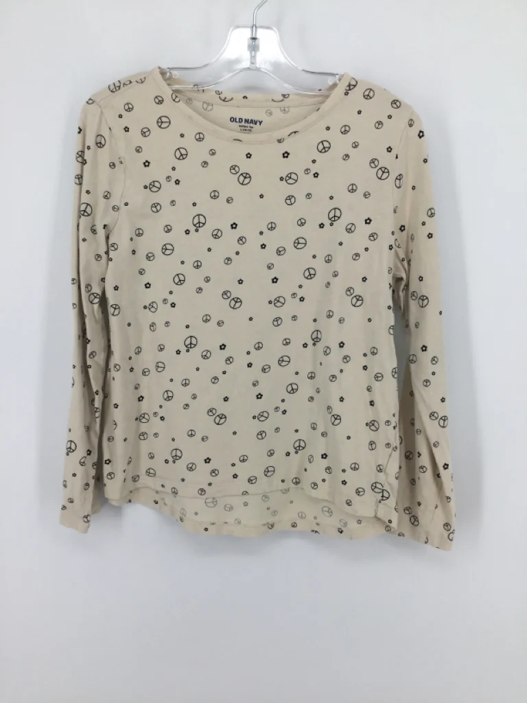 Old Navy Child Size 10 Tan T-shirt - girls