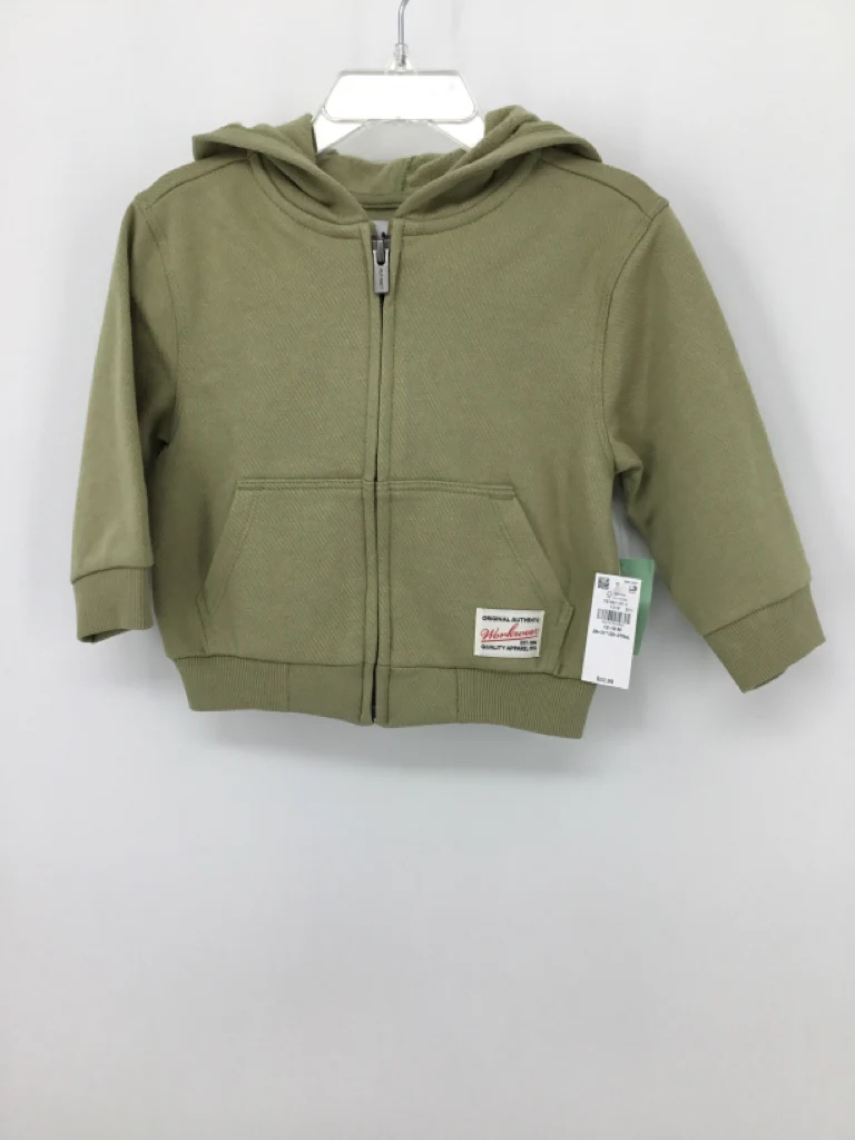 Old Navy Child Size 12-18 Months Green Solid Hoodie - boys