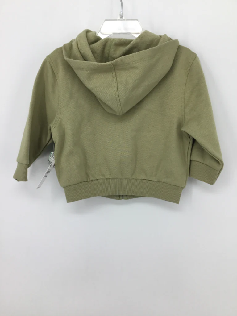 Old Navy Child Size 12-18 Months Green Solid Hoodie - boys - Image 3