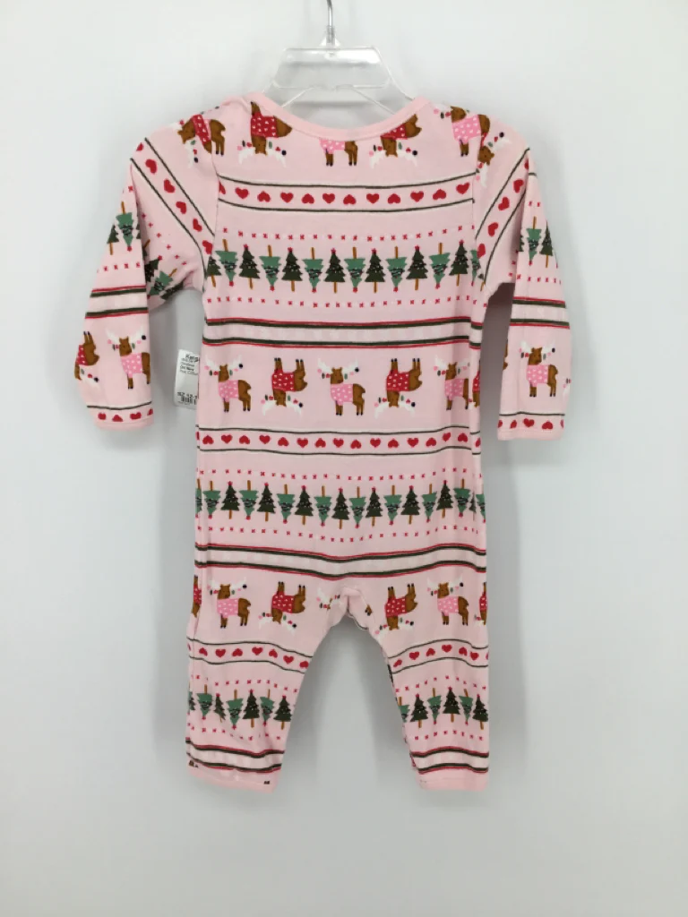 Old Navy Child Size 12-18 Months Pink Christmas Outfit - Image 2
