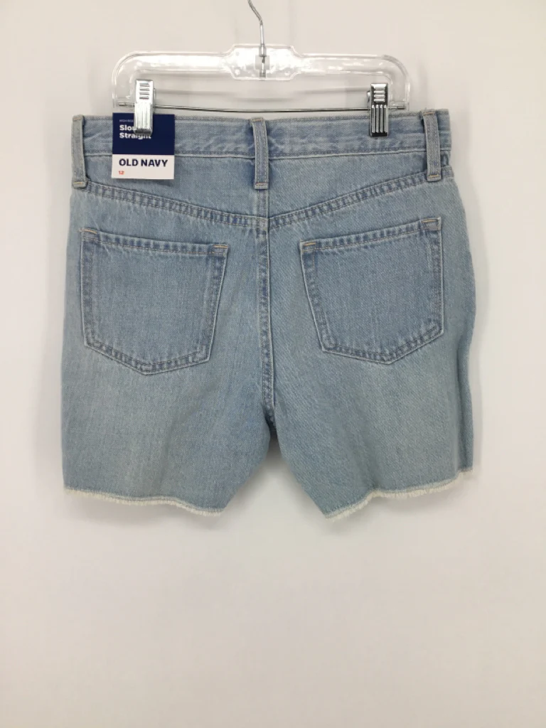 Old Navy Child Size 12 Blue Solid Shorts - boys - Image 3