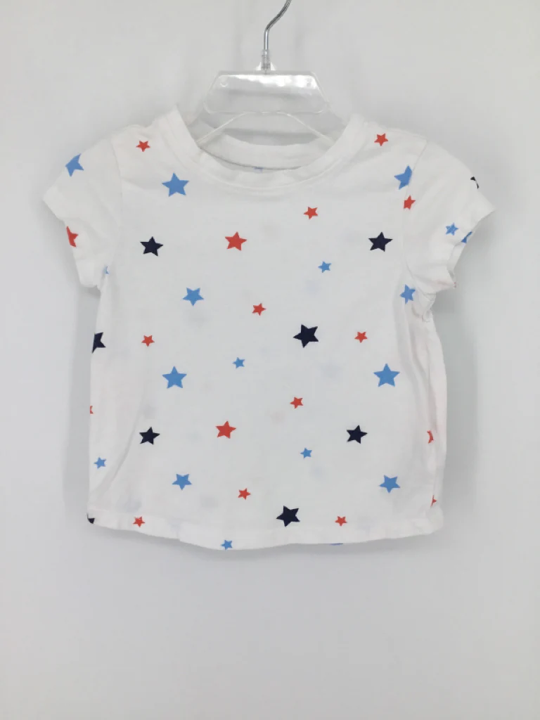 Old Navy Child Size 18-24 Months Buff Stars & Stripes T-Shirt