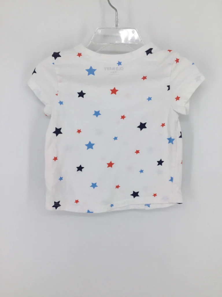 Old Navy Child Size 18-24 Months Buff Stars & Stripes T-Shirt - Image 2