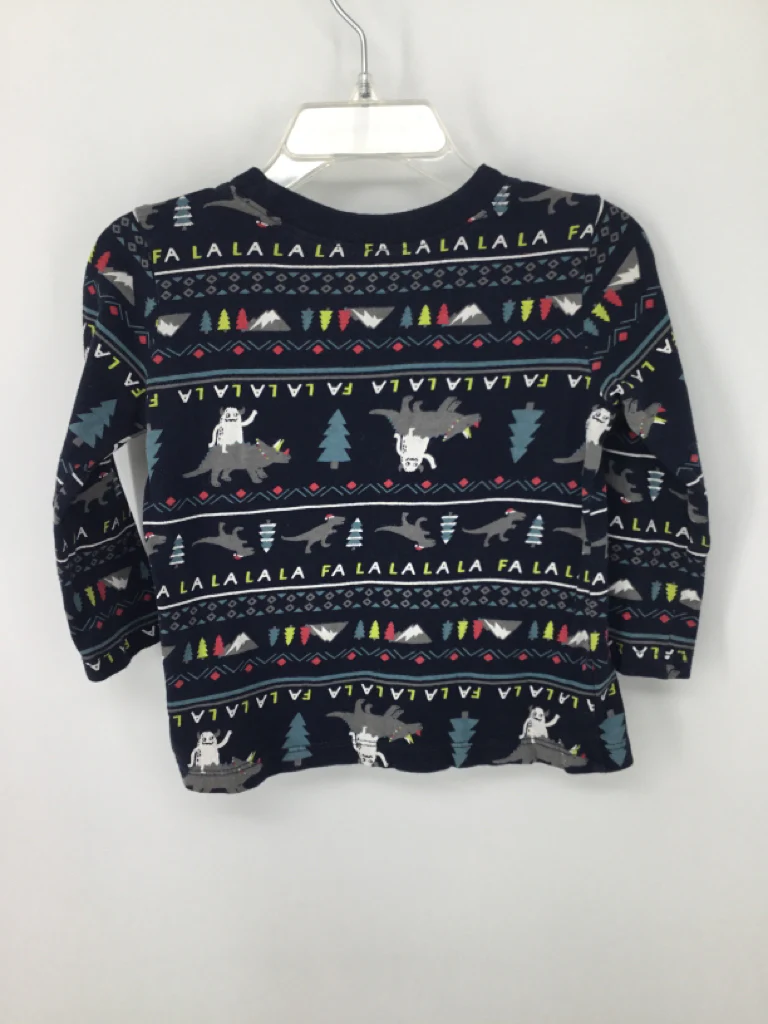 Old Navy Child Size 18-24 Months Navy Christmas T-Shirt - Image 2