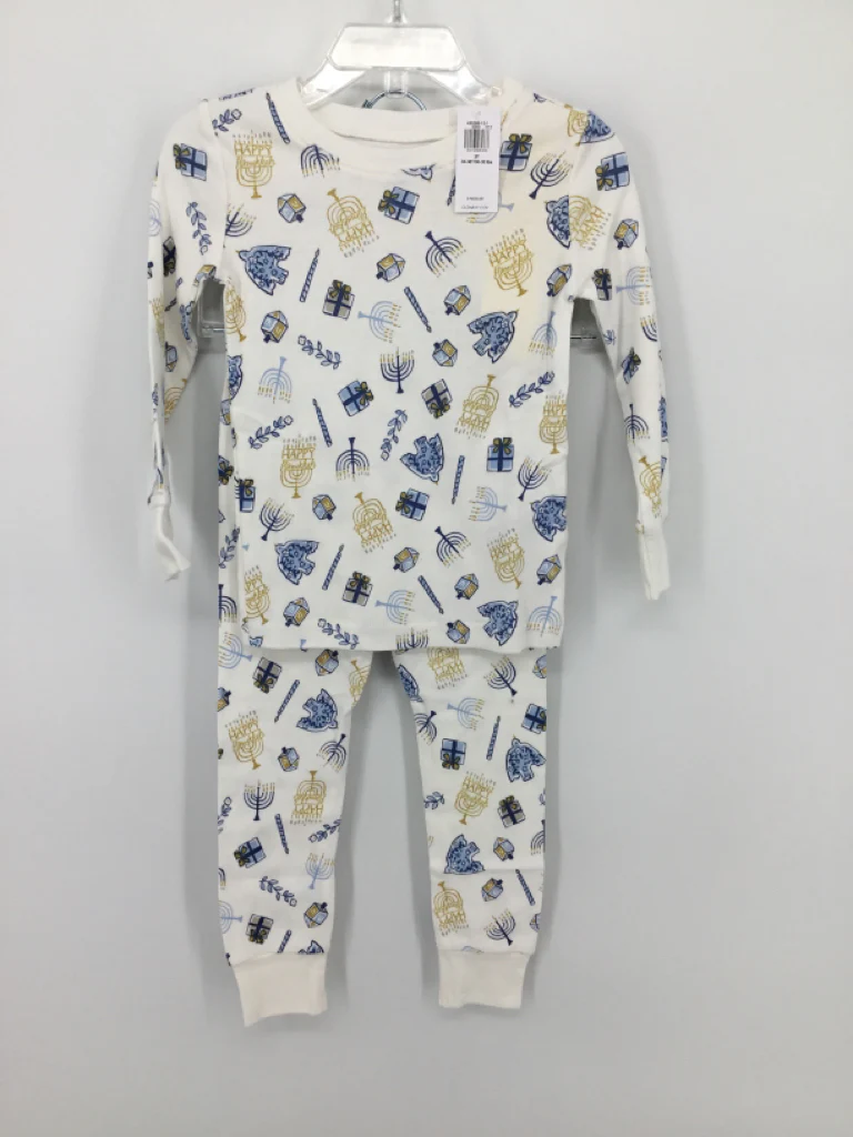Old Navy Child Size 2 Blue Hanukkah Pajamas