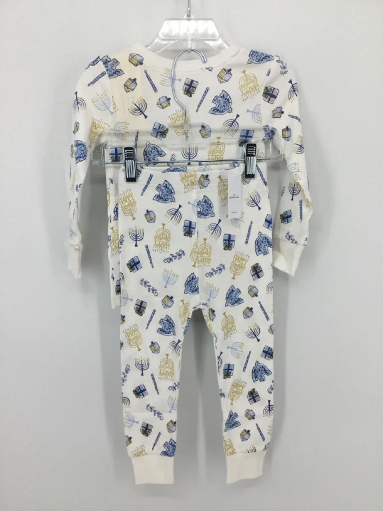Old Navy Child Size 2 Blue Hanukkah Pajamas - Image 3