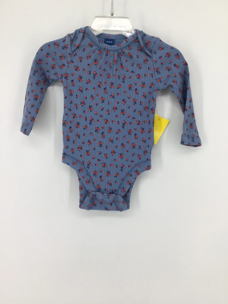 Old Navy Child Size 3-6 Months Blue Onesie