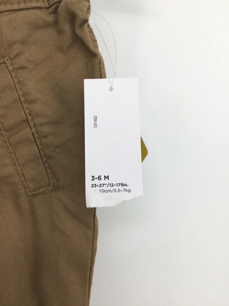 Old Navy Child Size 3-6 Months Tan Solid Pants - boys - Image 2