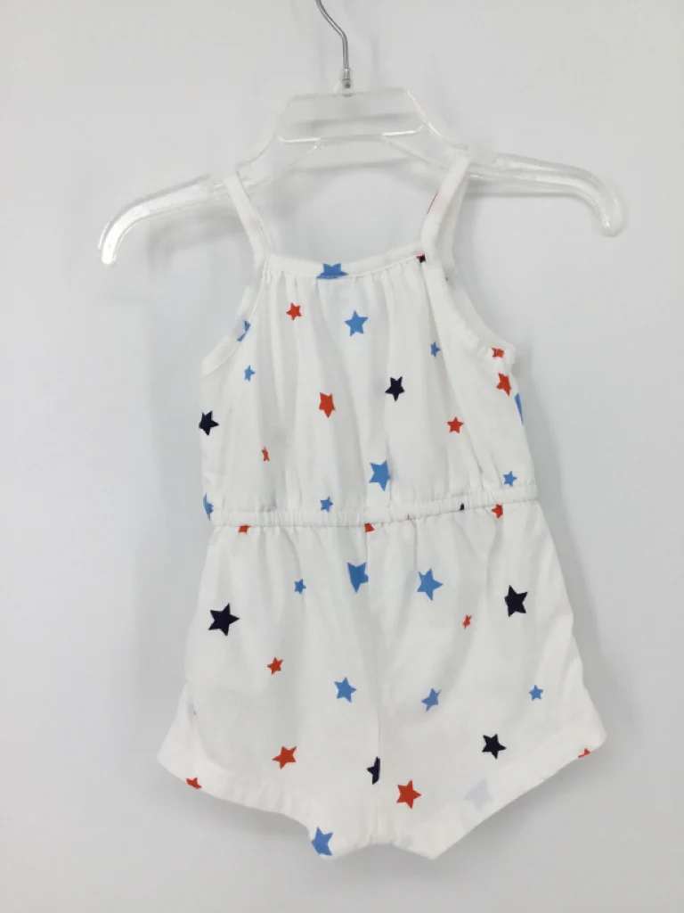 Old Navy Child Size 3-6 Months White Stars & Stripes Outfit - Image 2