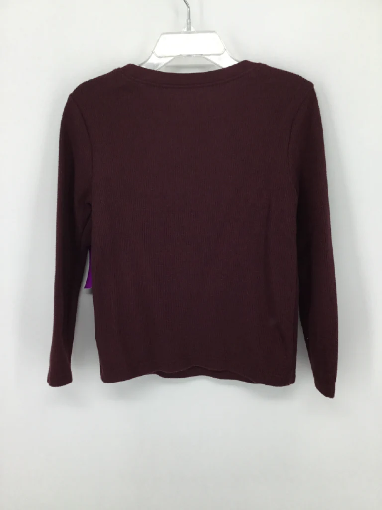 Old Navy Child Size 4 Burgundy Solid T-shirt - boys - Image 2