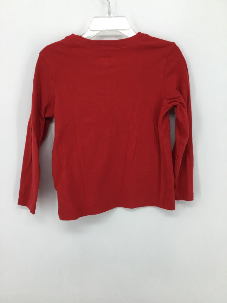 Old Navy Child Size 4 Red Solid T-shirt - boys - Image 2