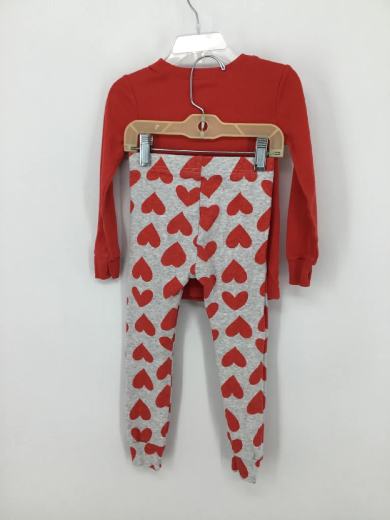 Old Navy Child Size 4 Red Valentine's Day Pajamas - Image 2
