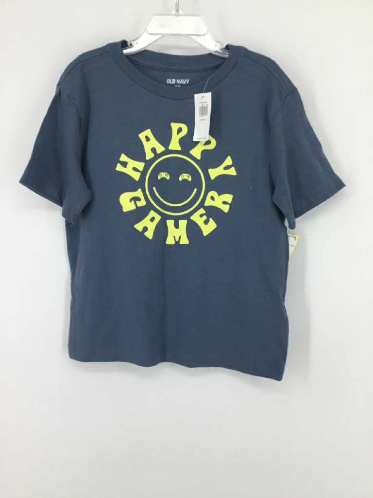 Old Navy Child Size 5 Blue screen printed T-shirt - boys