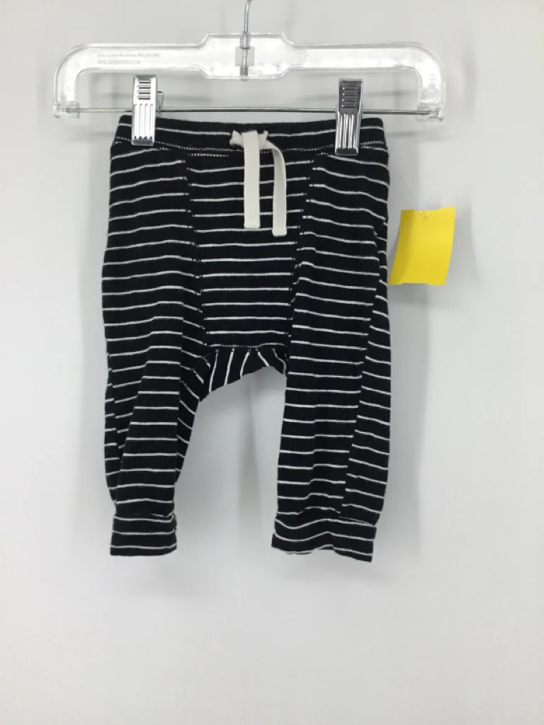 Old Navy Child Size 6-12 Months Black Stripe Pants - boys
