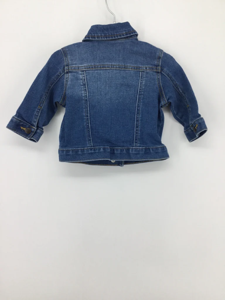 Old Navy Child Size 6-12 Months Blue Solid Jacket - boys - Image 2