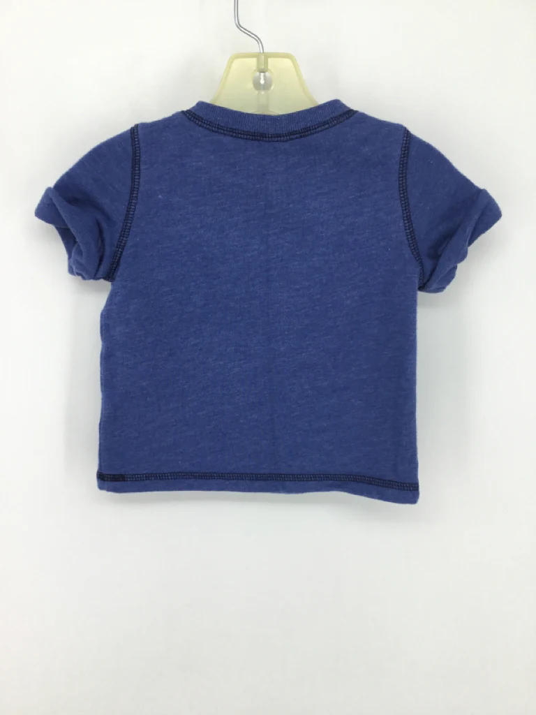 Old Navy Child Size 6-12 Months Blue Solid Shirt - boys - Image 2