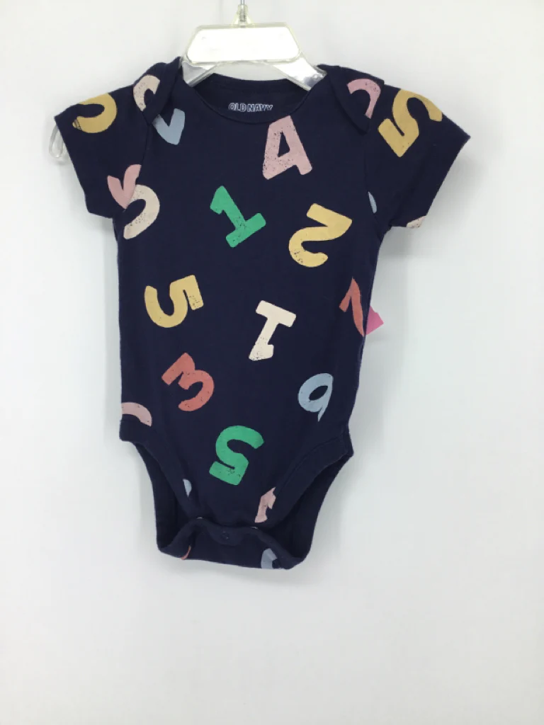 Old Navy Child Size 6-12 Months Navy Onesie