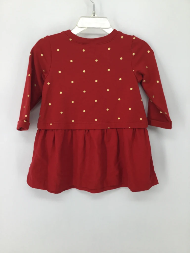 Old Navy Child Size 6-12 Months Red Dress - girls - Image 2