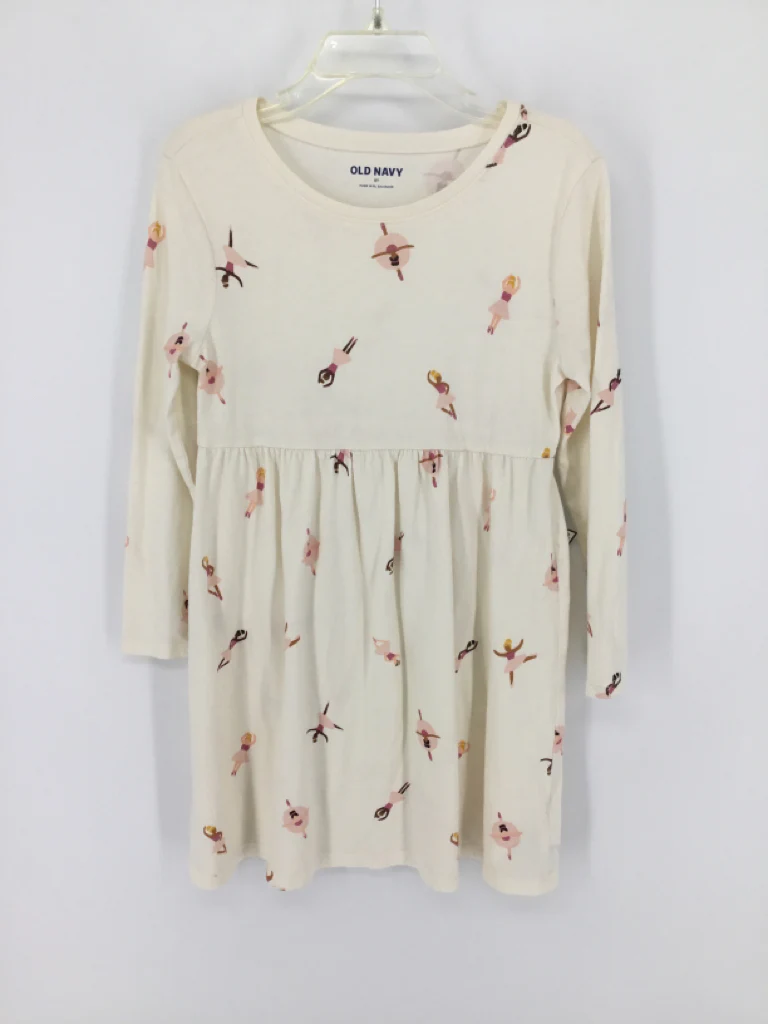 Old Navy Child Size 6 Cream Dress - girls