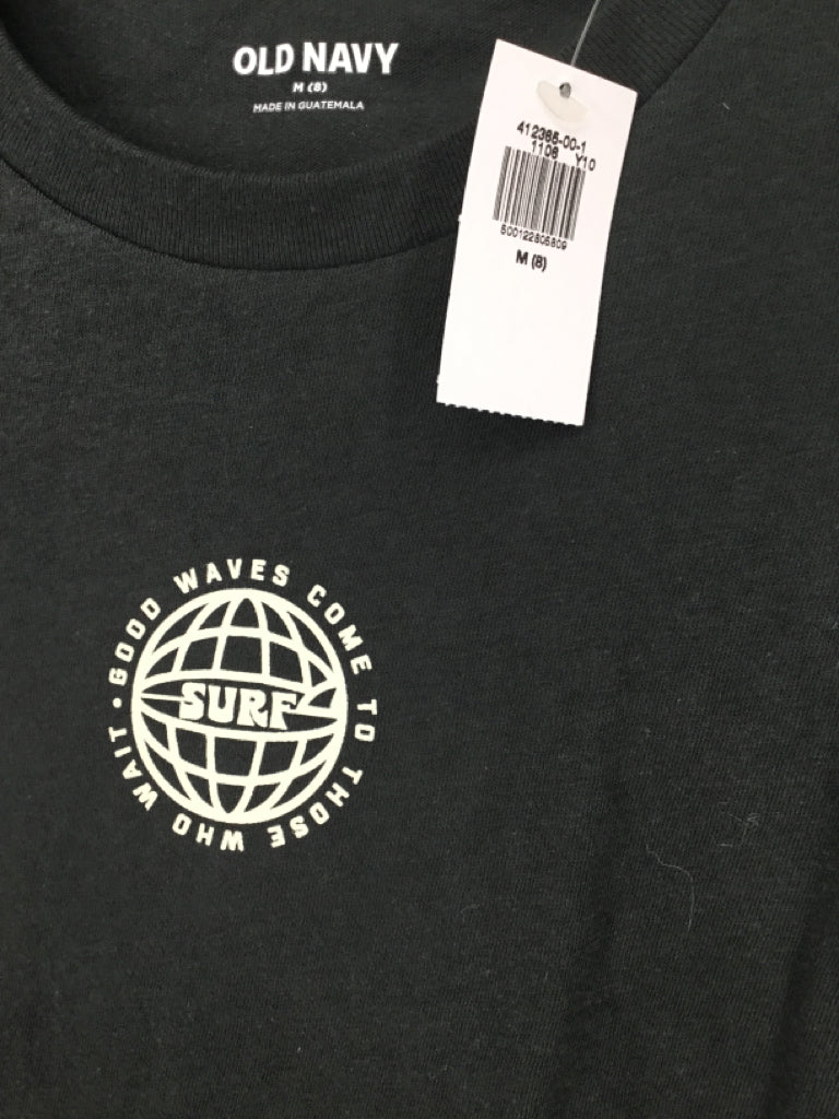 Old Navy Child Size 8 Gray screen printed T-shirt - boys - Image 2