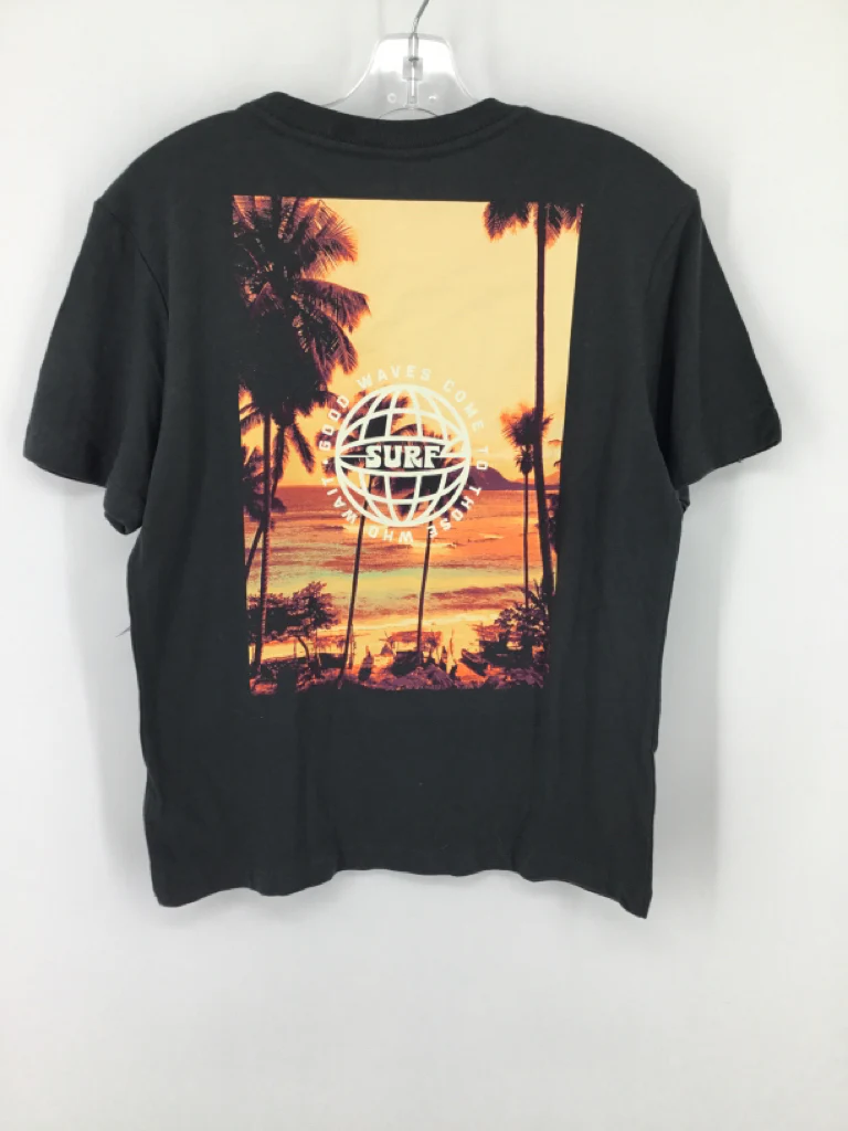 Old Navy Child Size 8 Gray screen printed T-shirt - boys - Image 3