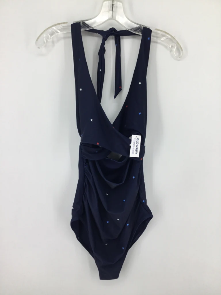 Old Navy Child Size S Navy Stars & Stripes Maternity Swimsuit