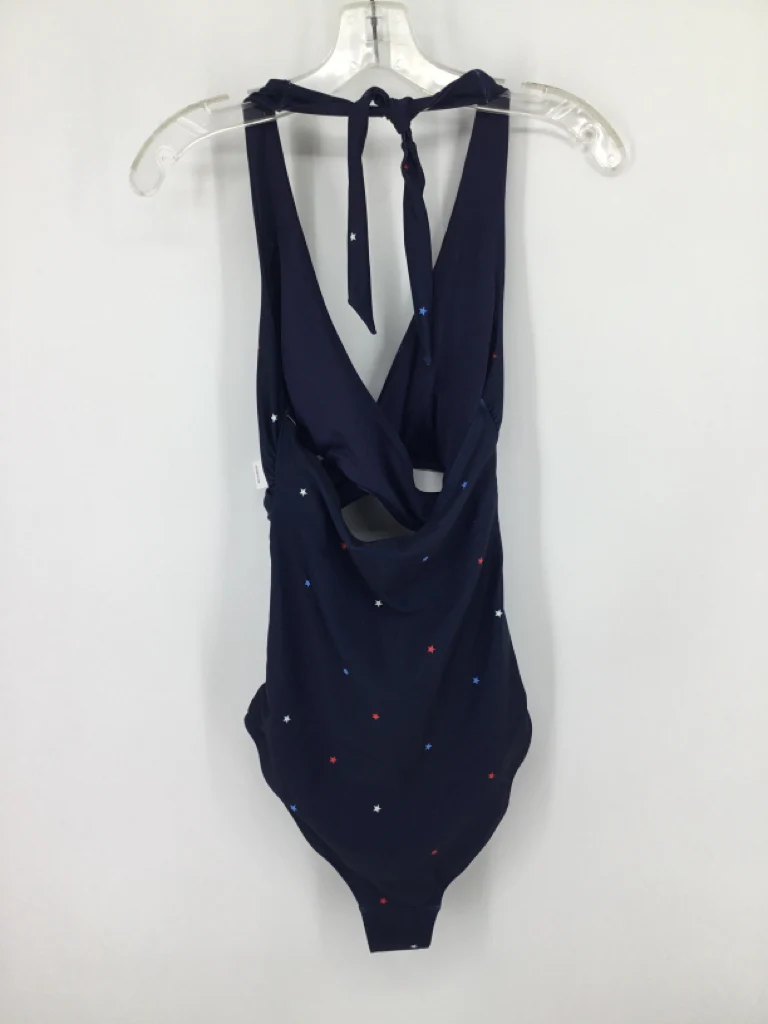 Old Navy Child Size S Navy Stars & Stripes Maternity Swimsuit - Image 3