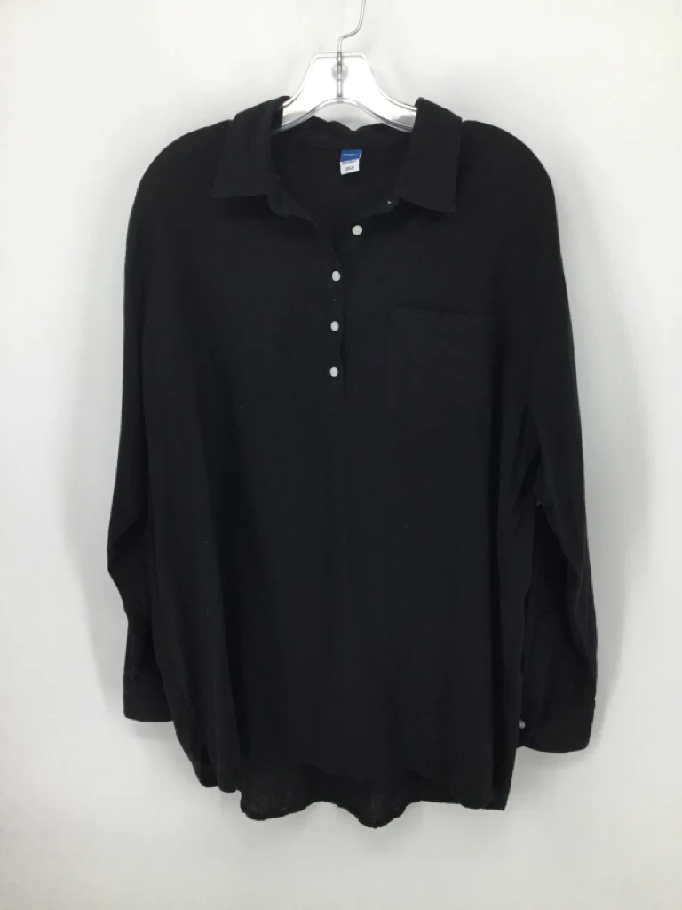Old Navy Size L Linen Blend Top