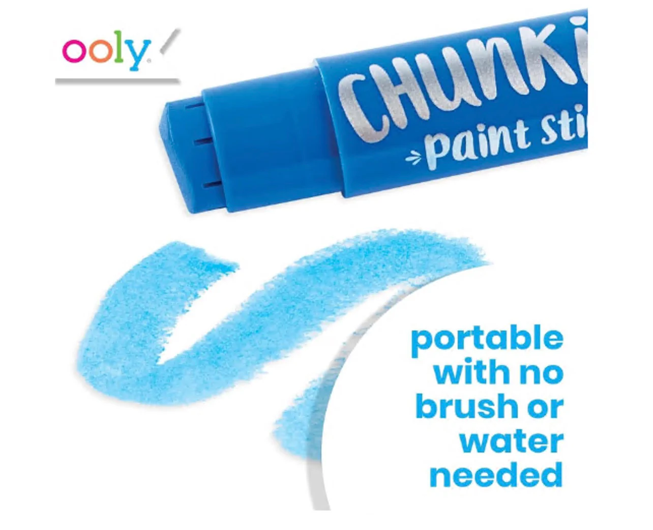 Ooly Chunkies Paint Sticks Classic Pack Set of 6 - Image 2