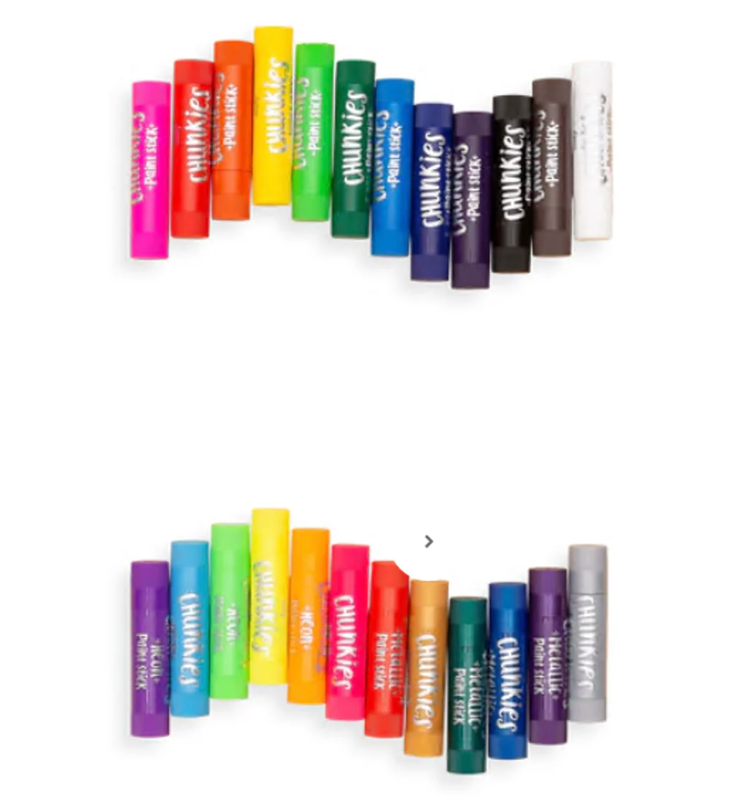 Ooly Chunkies Paint Sticks Variety Pack with Metallics & Neons - Image 2