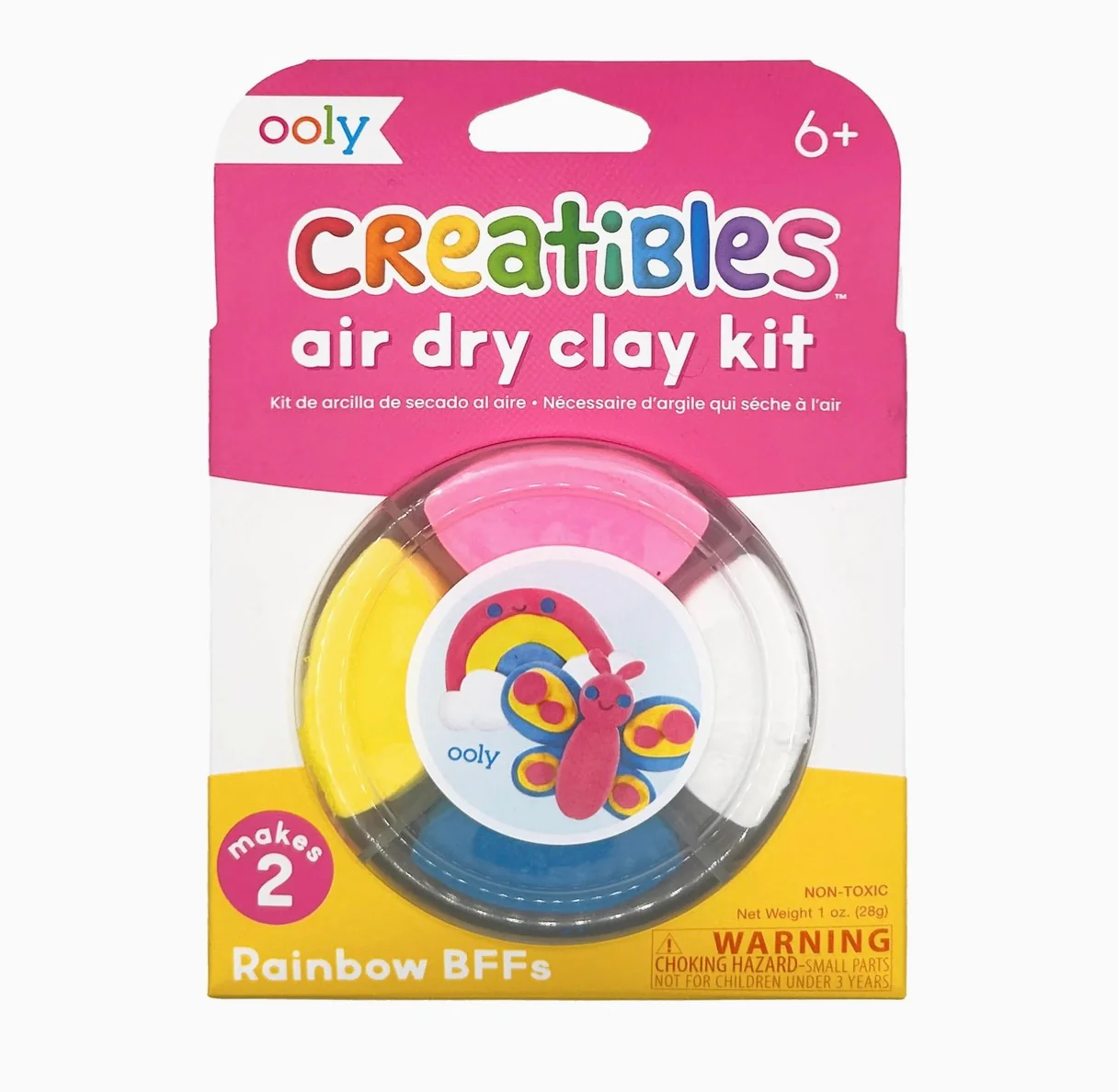 Ooly - Creatibles Air Dry Clay BFFs Kit (Rainbow Pals)
