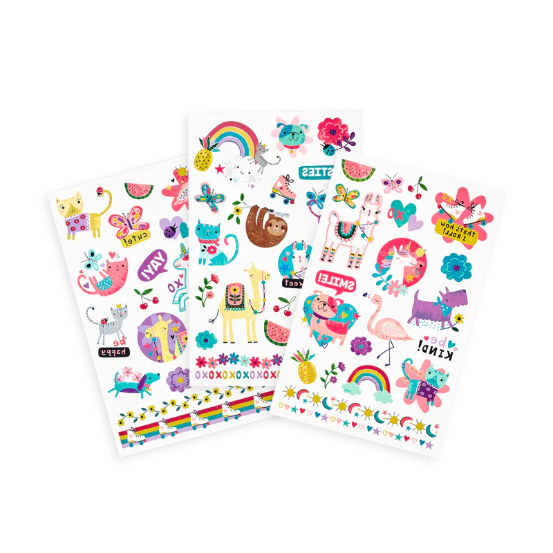 Ooly - Funtastic Friends Glitter Tattoo Palooza Temporary Tattoos - Image 2
