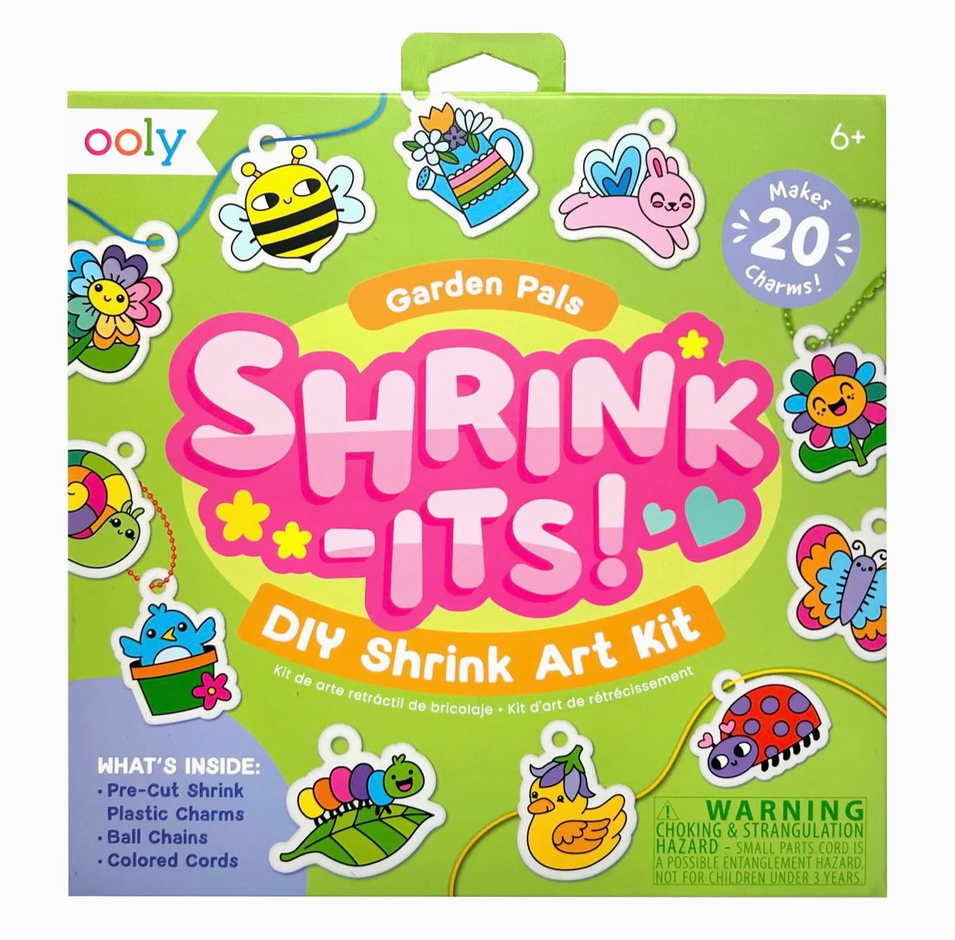 Ooly - Shrink-Its! D.I.Y. Skrink Art Kit (Garden Pals)