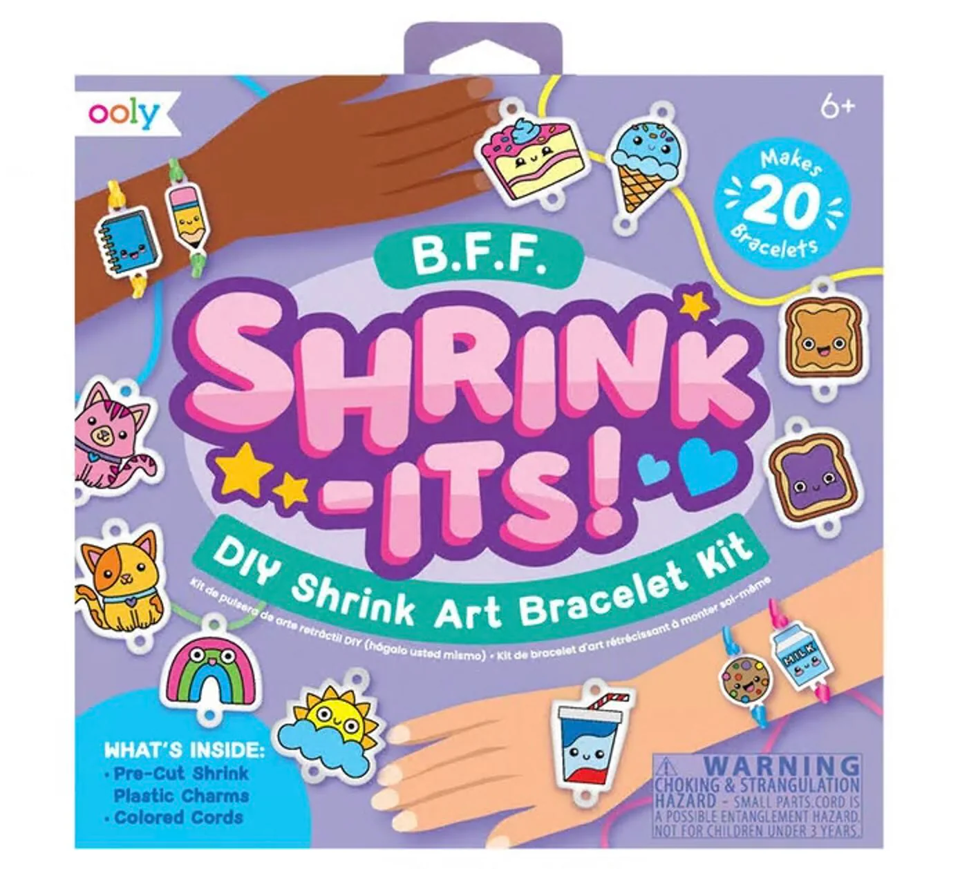 Ooly - Shrink-Its! DIY Shrink Art Bracelet Kit (B.F.F.)