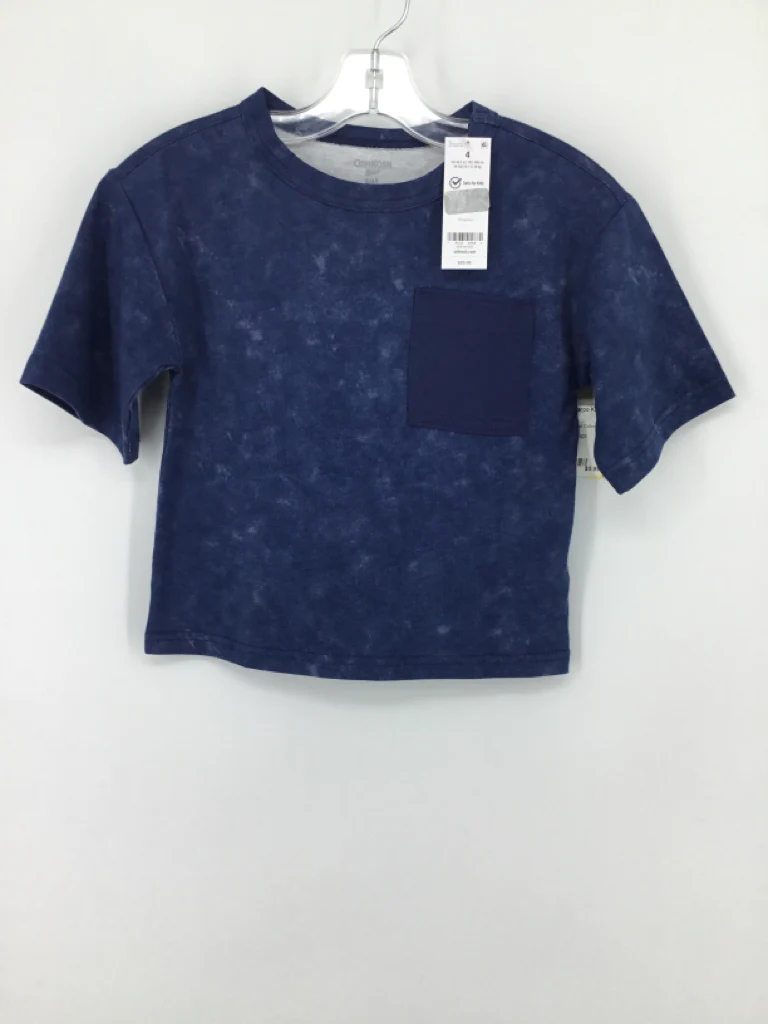 Oshare Child Size 4 Blue T-shirt - girls