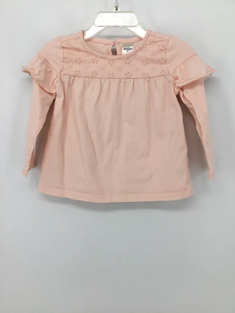 OshKosh B'gosh Child Size 12-18 Months Pink Shirt - girls