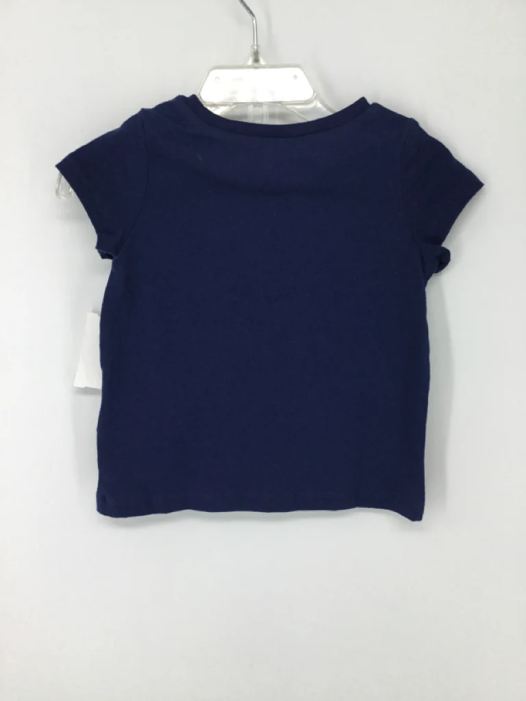 OshKosh B'gosh Child Size 12 Months Navy Stars & Stripes T-Shirt - Image 3