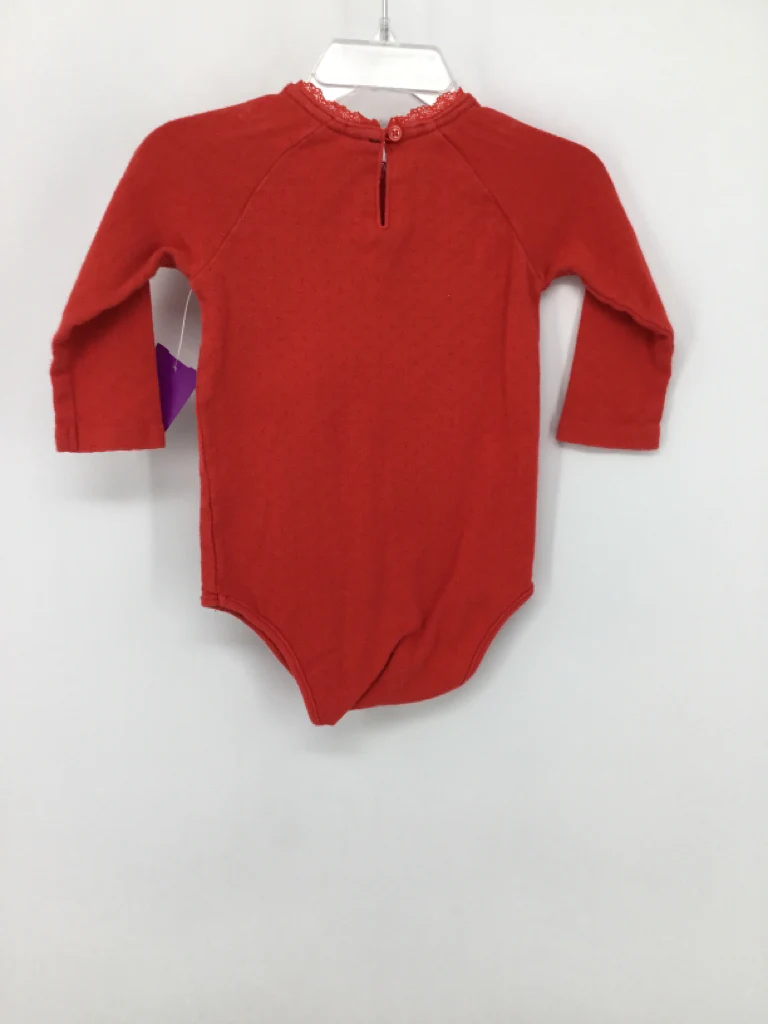 OshKosh B'gosh Child Size 12 Months Red Onesie - Image 2