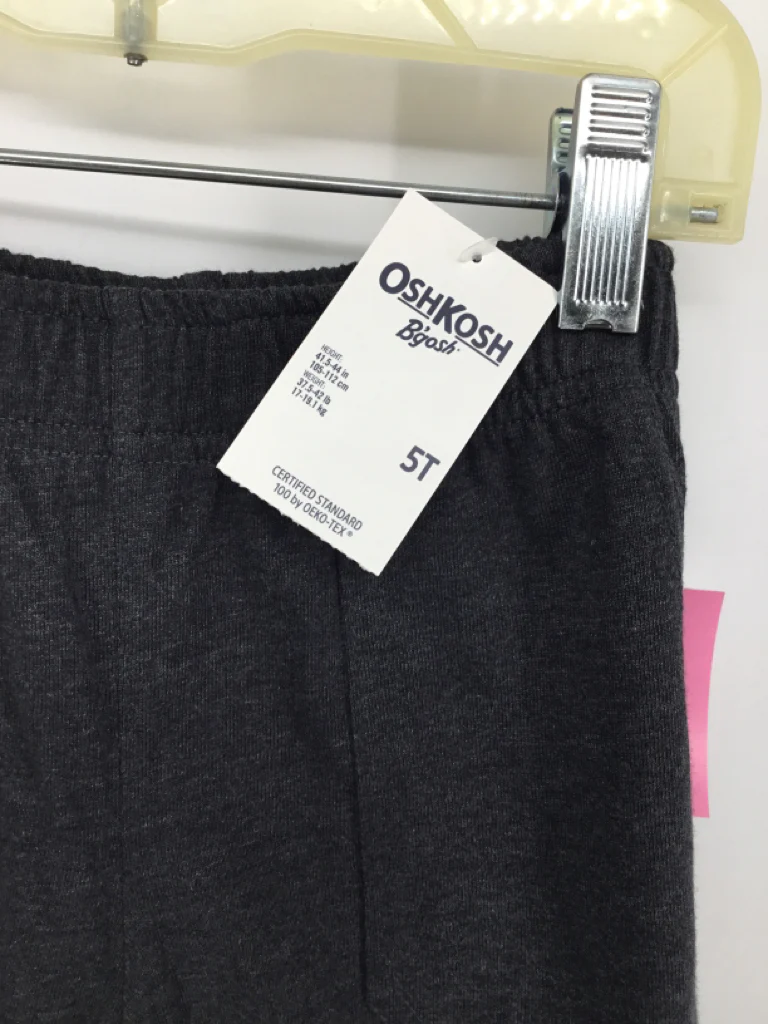OshKosh B'gosh Child Size 5 Gray Solid Shorts - boys - Image 2
