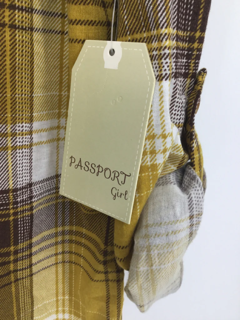 Passport Child Size 7 Yellow Shirt - girls - Image 2