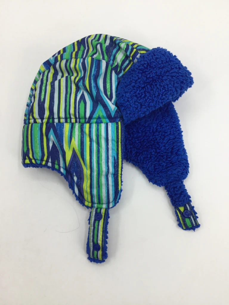 Patagonia Child Size 0-6 Months Blue Geometric Hats - boys