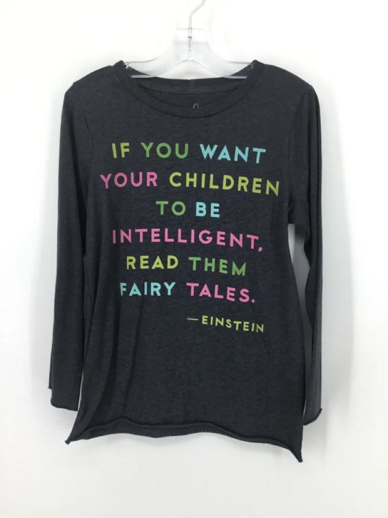peek Child Size 10 Gray T-shirt - girls