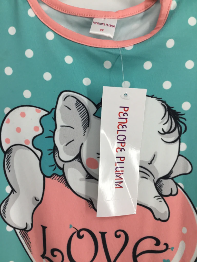 Penelope Plum Child Size 2 Blue Outfit - girls - Image 2