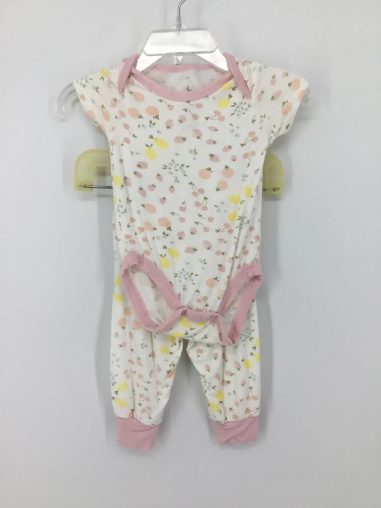 Petite Olive Child Size 0-3 Months Pink Outfit - girls