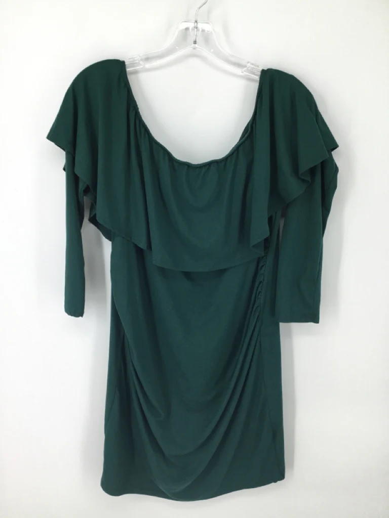 Pink Blush Size L Cotton Blend Dress - Maternity