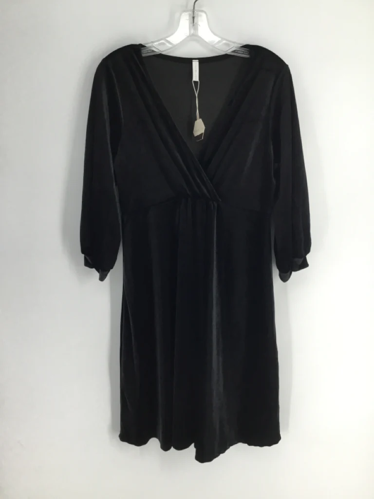 Pink Blush Size L Velour Dress - Maternity