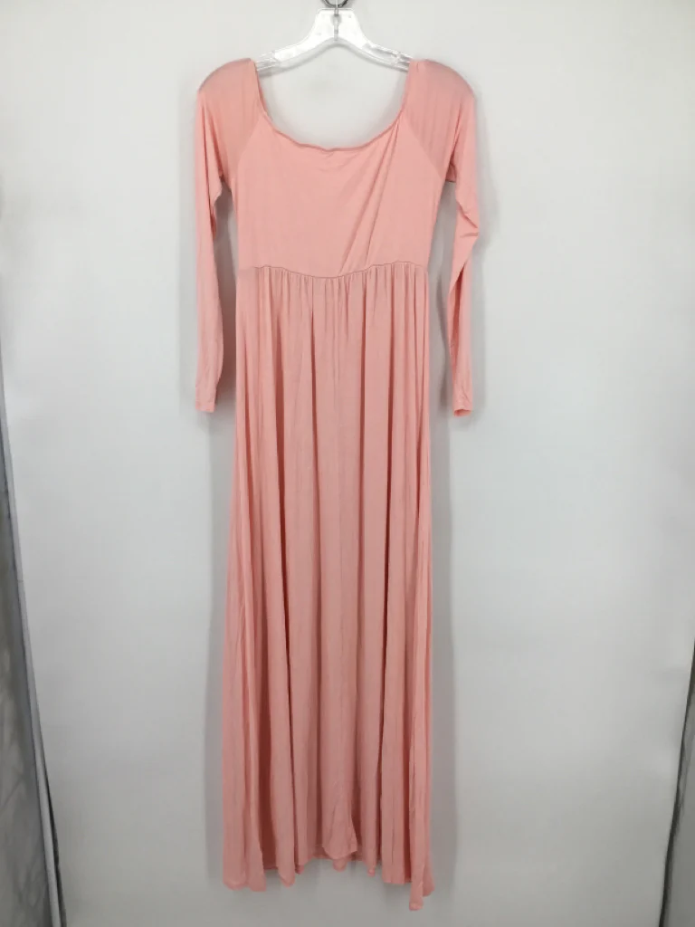 Pink Blush Size M Cotton Blend Dress - Maternity - Image 2